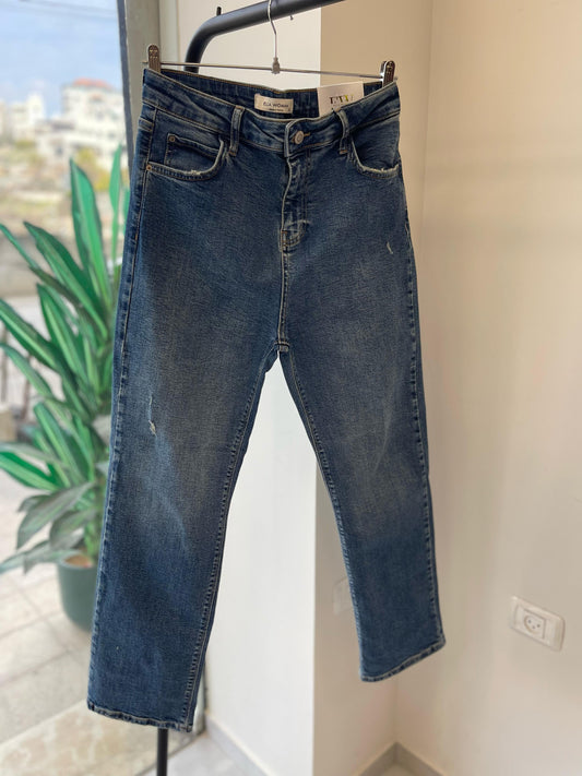 بنطلون جينز HIGH RISE VINTAGE SLIM JEANS